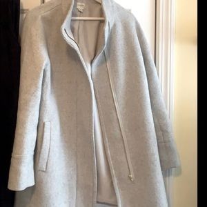 J. Crew Italian Wool blend coat🧥 midthigh length